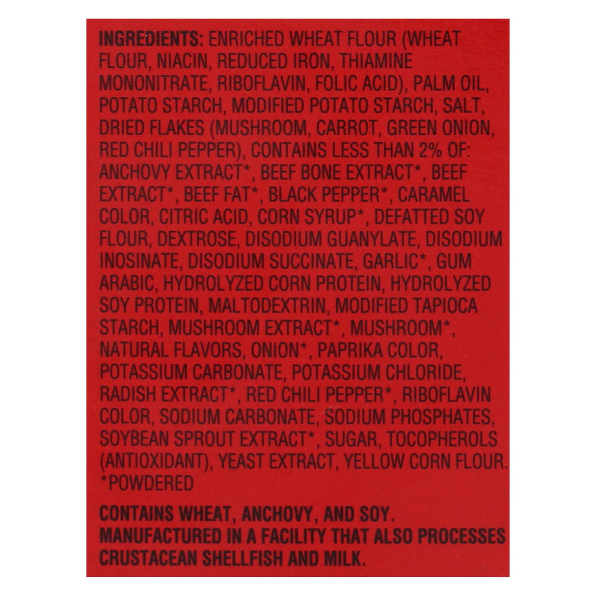 Nong Shim Noodle Soup Bowl - Shin - Case Of 12 - 3.03 Oz. - Cozy Farm