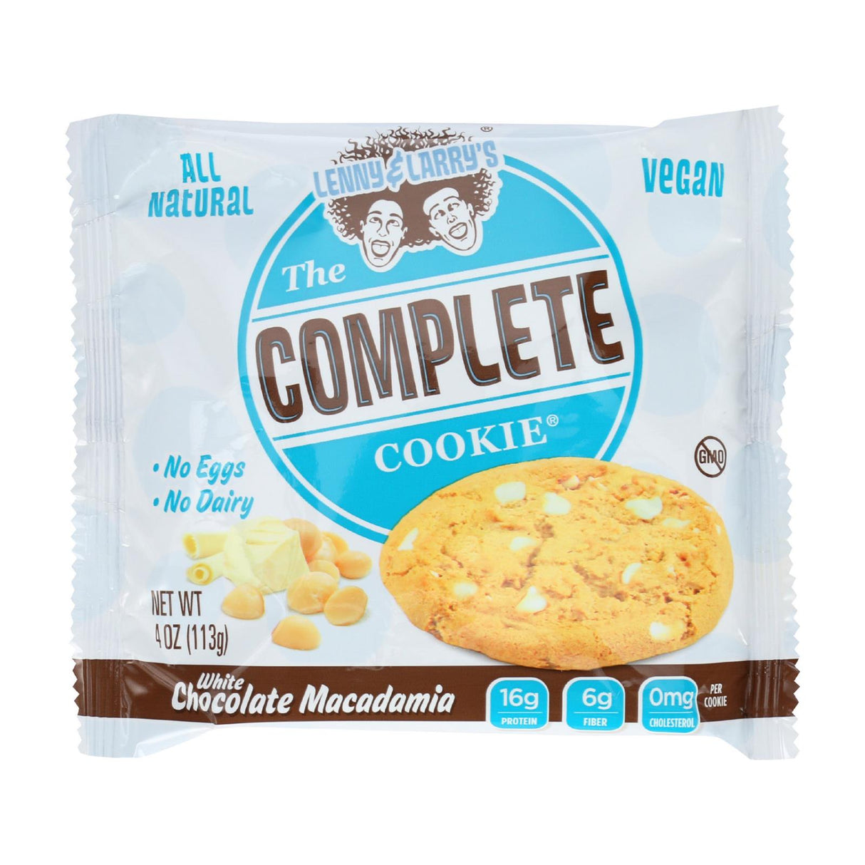 Lenny & Larry's The Complete Cookie - White Chocolate Macadamia - 4 Oz - 12-Pack - Cozy Farm