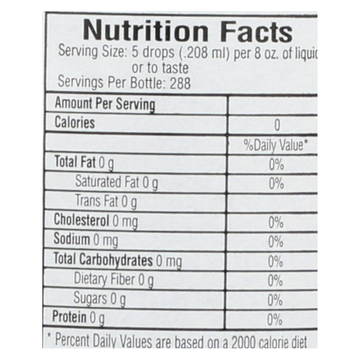 Sweet Leaf Sweet Drops Sweetener Vanilla Crème - 2 Fl Oz - Cozy Farm