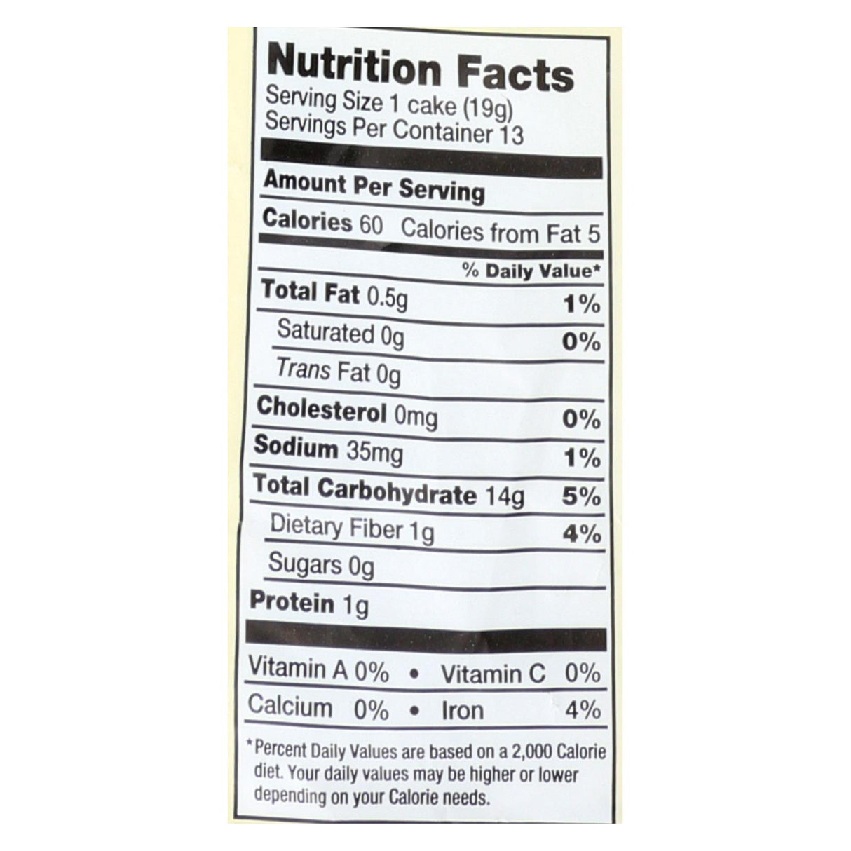 Lundberg Wild Rice Cakes, 6 Pack of 8.5 Oz - Cozy Farm