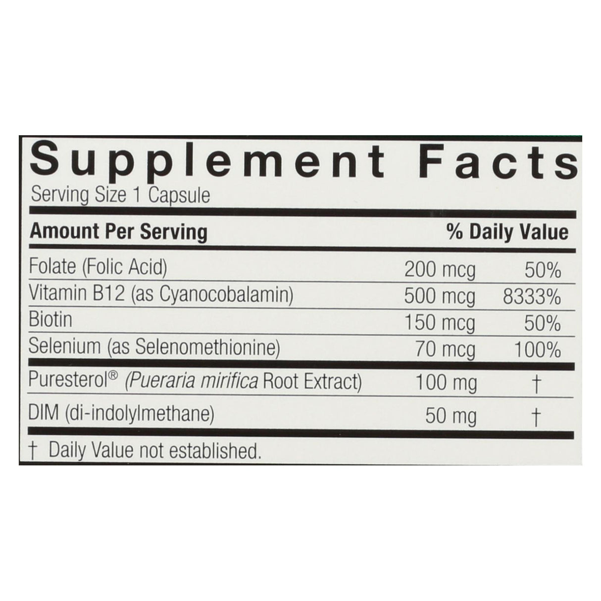 Nature's Answer Pueraria Mirifica Hormonal Support for Women - 60 Vegetarian Capsules - Cozy Farm