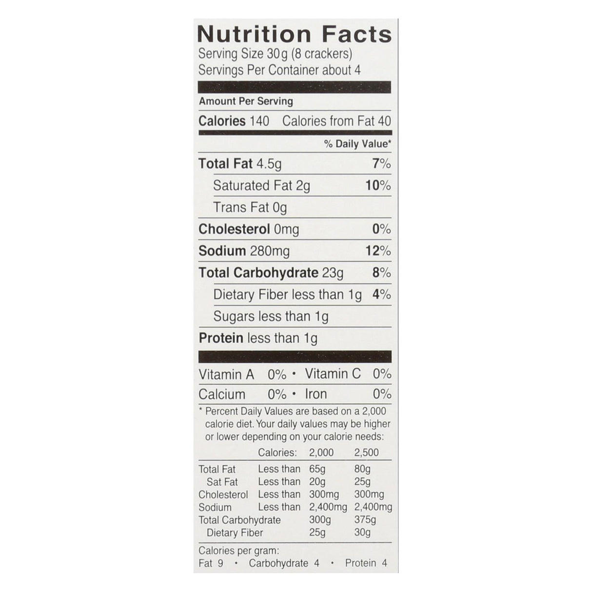 Glutino Original Gluten-Free Crackers (Pack of 6 - 4.4 Oz.) - Cozy Farm