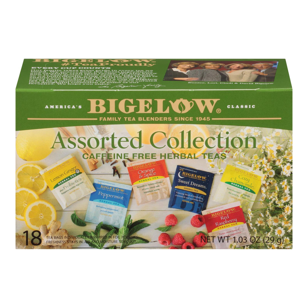 Bigelow Assorted Herb Tea Variety Pack (18 Count) - Cozy Farm