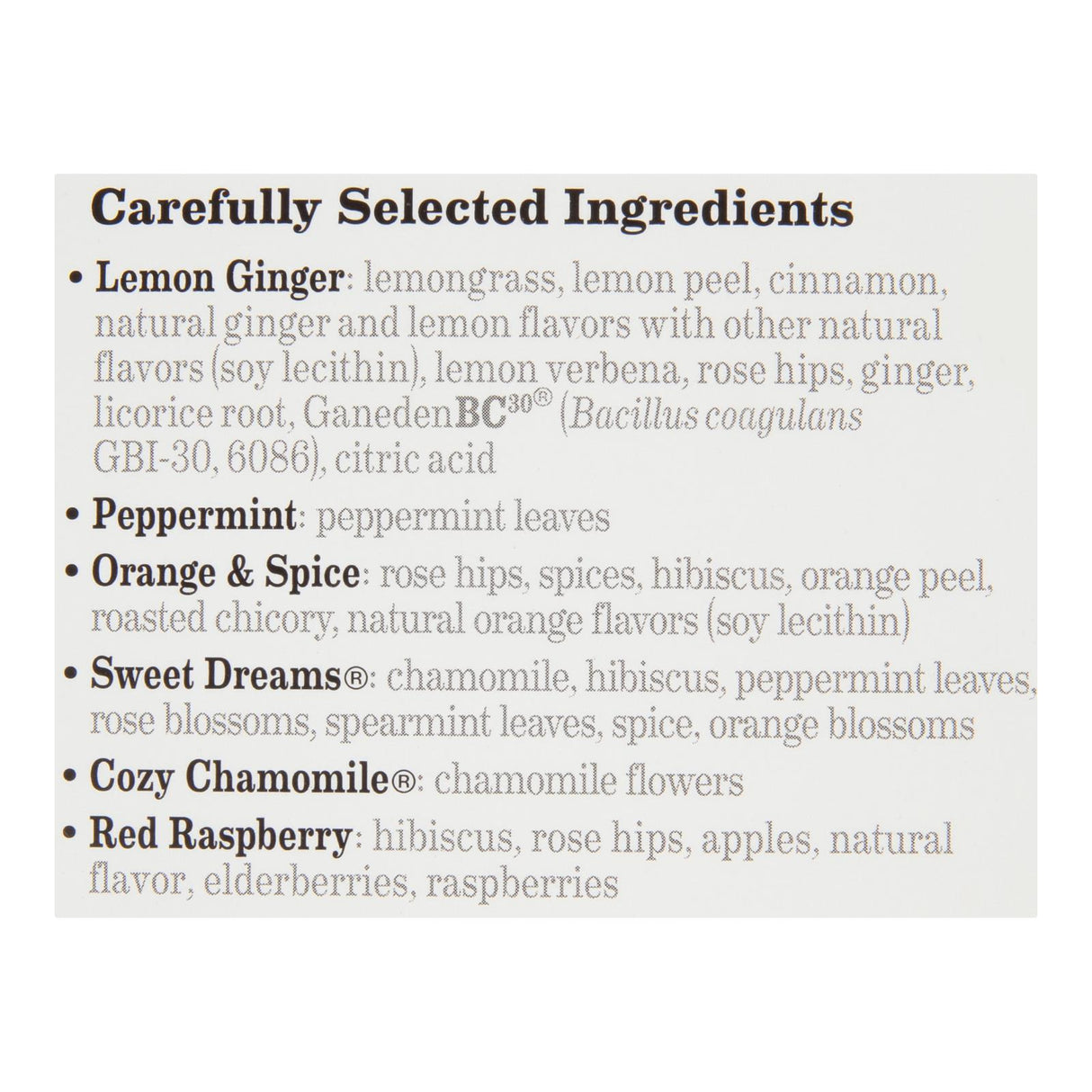 Bigelow Assorted Herb Tea Variety Pack (18 Count) - Cozy Farm