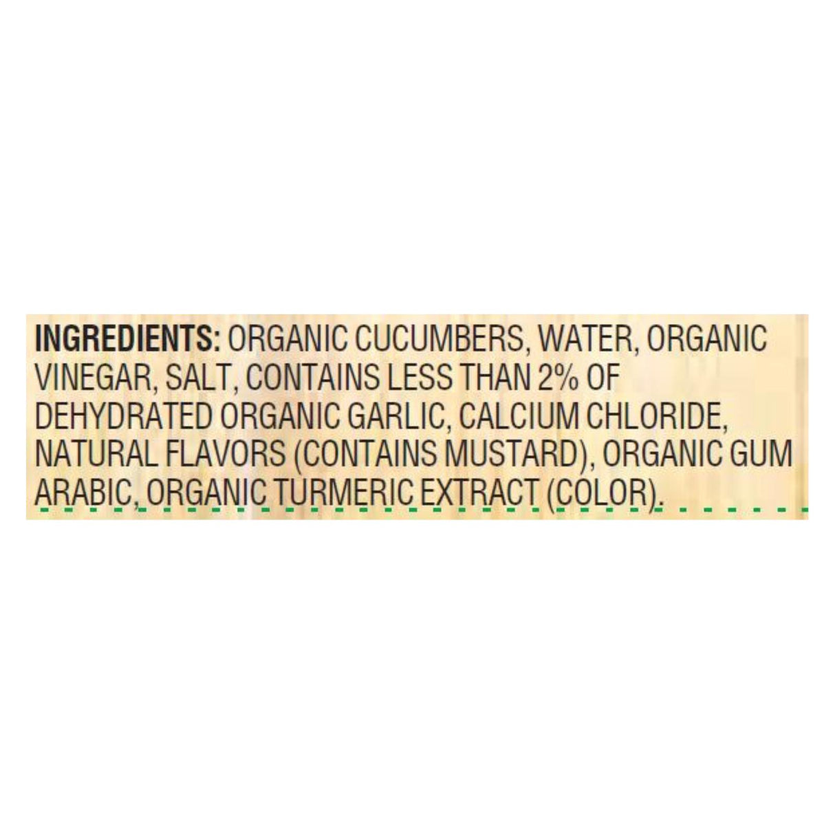 Woodstock Organic Kosher Baby Dill Pickles (Pack of 6 - 24 oz.) - Cozy Farm