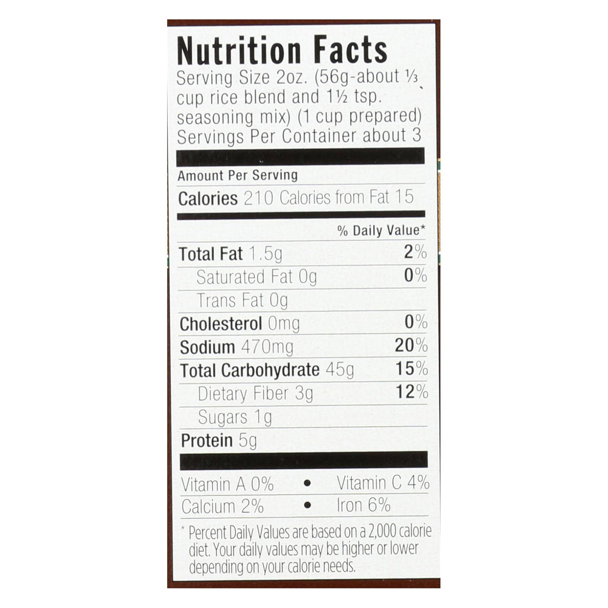 Lundberg Family Farms Organic Whole Grain Original Wild Rice, 6 Pack of 6 Ounces - Cozy Farm