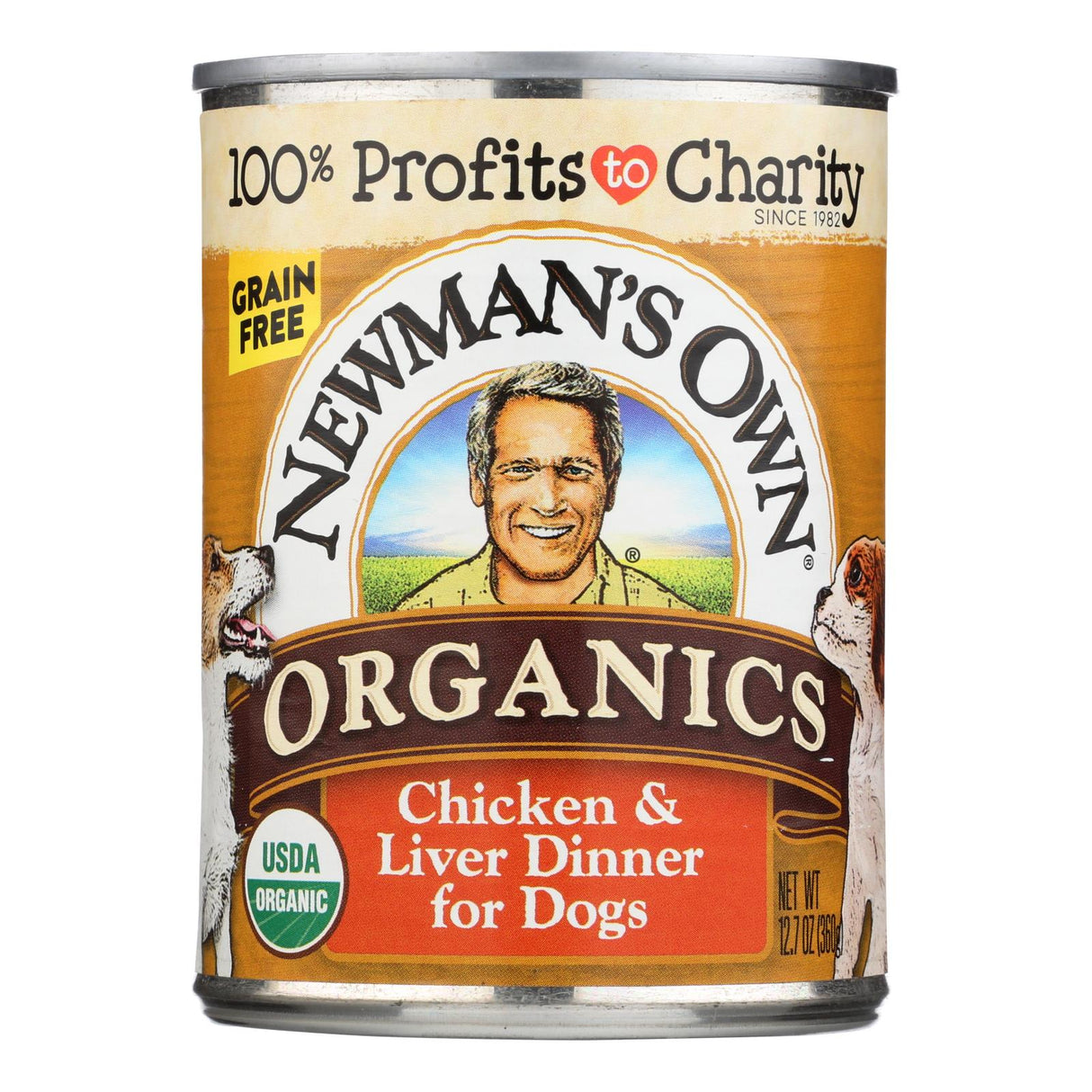 Newman's Own Organics Chicken & Liver Dog Food - 12.7 Oz (Pack of 12) - Cozy Farm