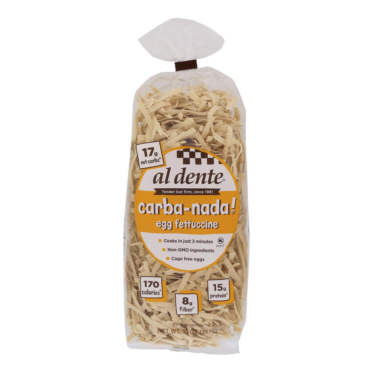 Al Dente Premium Egg Fettuccine: Savory Pasta Goodness in Every 10 Oz Pack (Pack of 6) - Cozy Farm