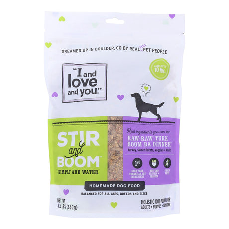 I And Love And You Raw Homemade Dog Food, 6 x 1.5 Lb - Cozy Farm 