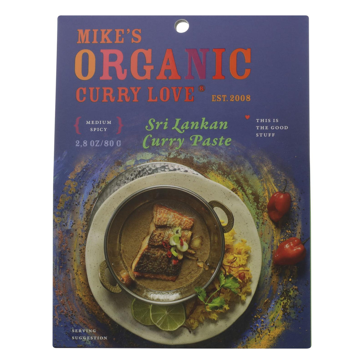 Mike's Organic Curry Love (Pack of 6) 2.8 Oz Sri Lankan Paste - Cozy Farm