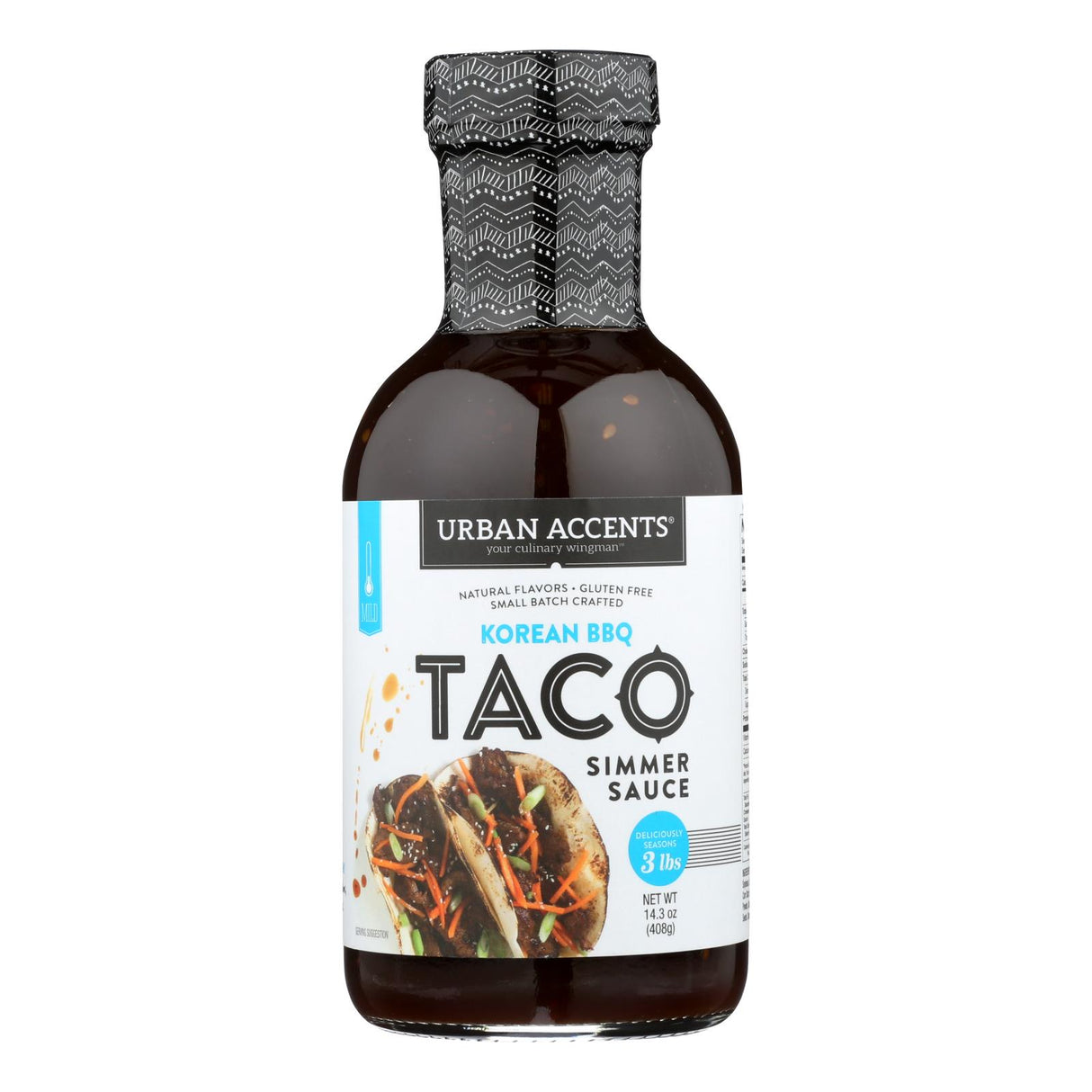 Urban Accents Korean BBQ Taco Sauce - Pack of 6, 14.3 Oz Each - Cozy Farm
