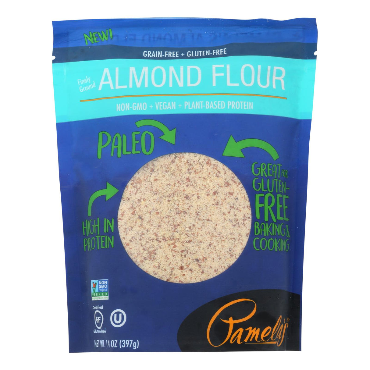 Pamela's Products Almond Flour, 14 Ounce - Pack of 6 - Cozy Farm