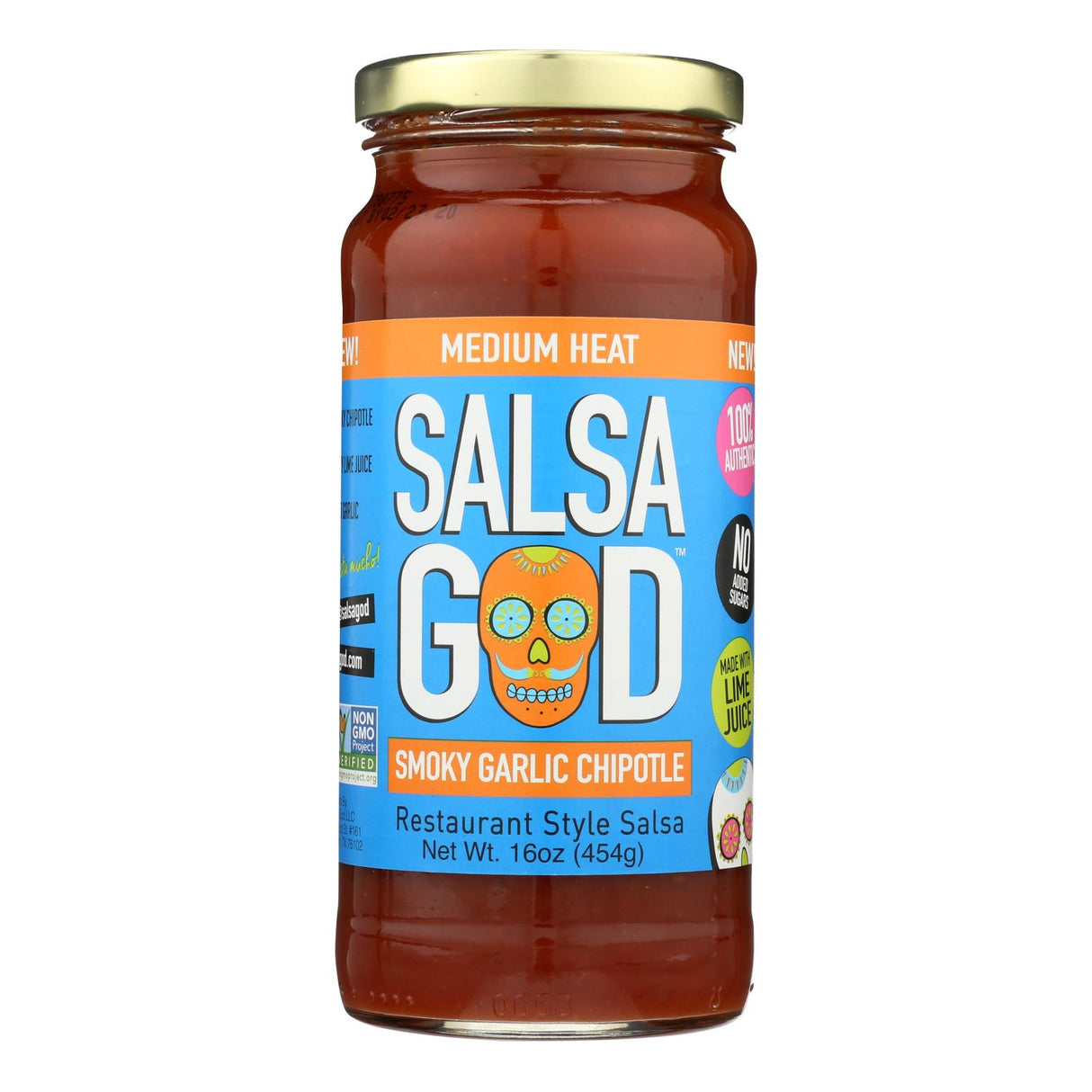 Smoky Chipotle Garlic Salsa by Salsa God (Pack of 6 - 16 Oz) - Cozy Farm