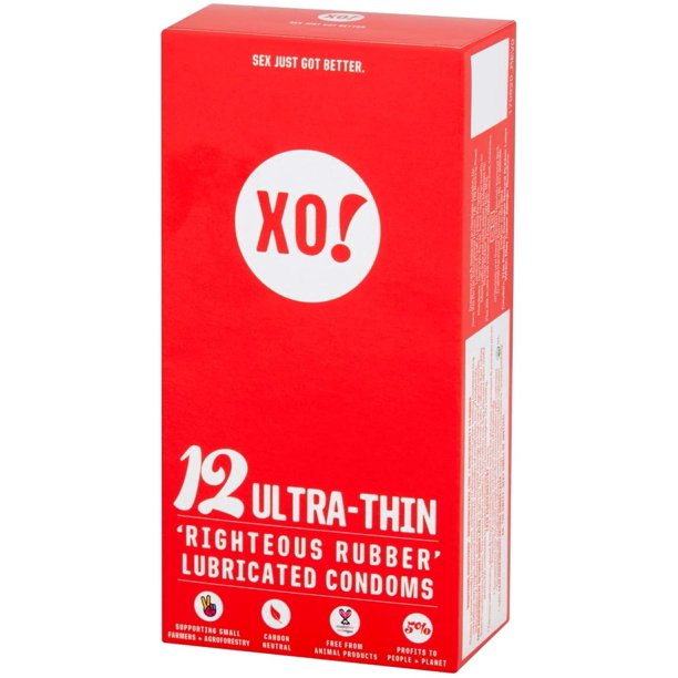 Xo! - Condoms Rubber Ultra Thin (Pack of 8-12 Ct) - Cozy Farm