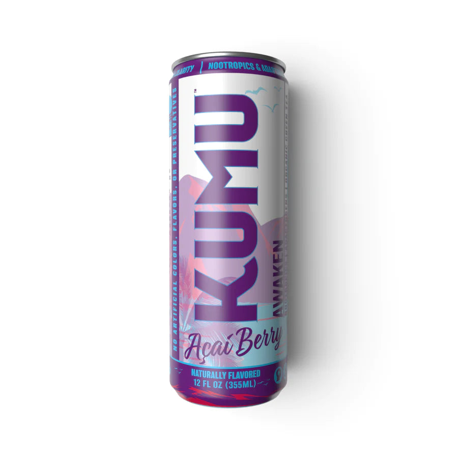 Awaken Sparkling Acai Berry 12 Pack by Kumu - Cozy Farm