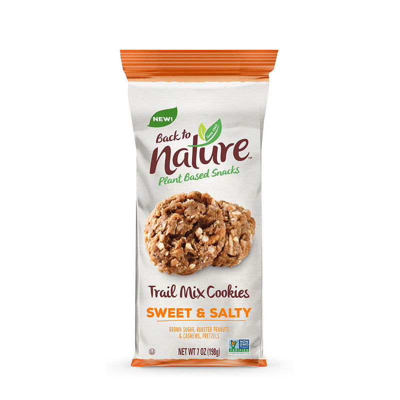 Back To Nature Trail Mix Cookies, Sweet 'N Salty (Pack of 6 - 7 Oz) - Cozy Farm 
