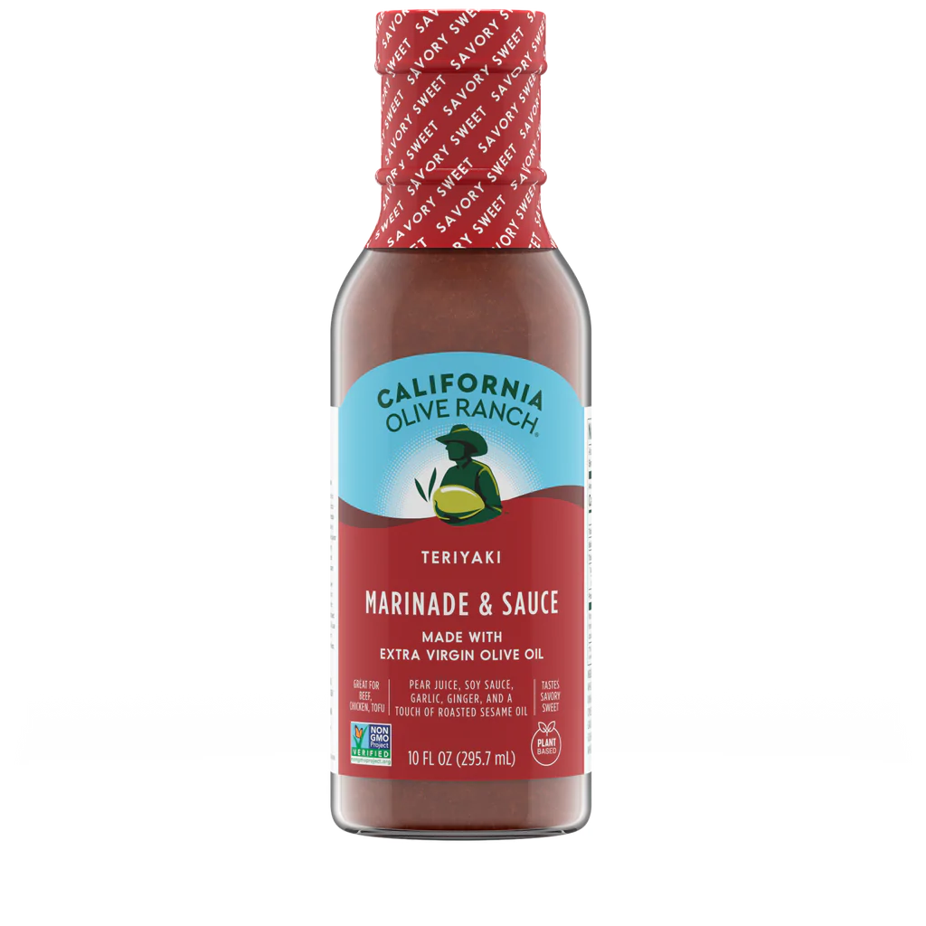 California Olive Ranch Teriyaki Marinade & Sauce (Pack of 6-10 Fl Oz) - Cozy Farm