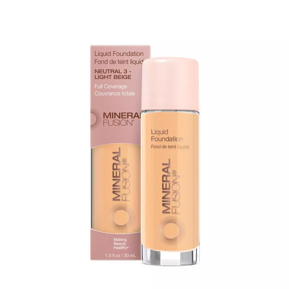 Mineral Fusion Liquid Foundation, Neutral 3, 1 Fl Oz - Cozy Farm