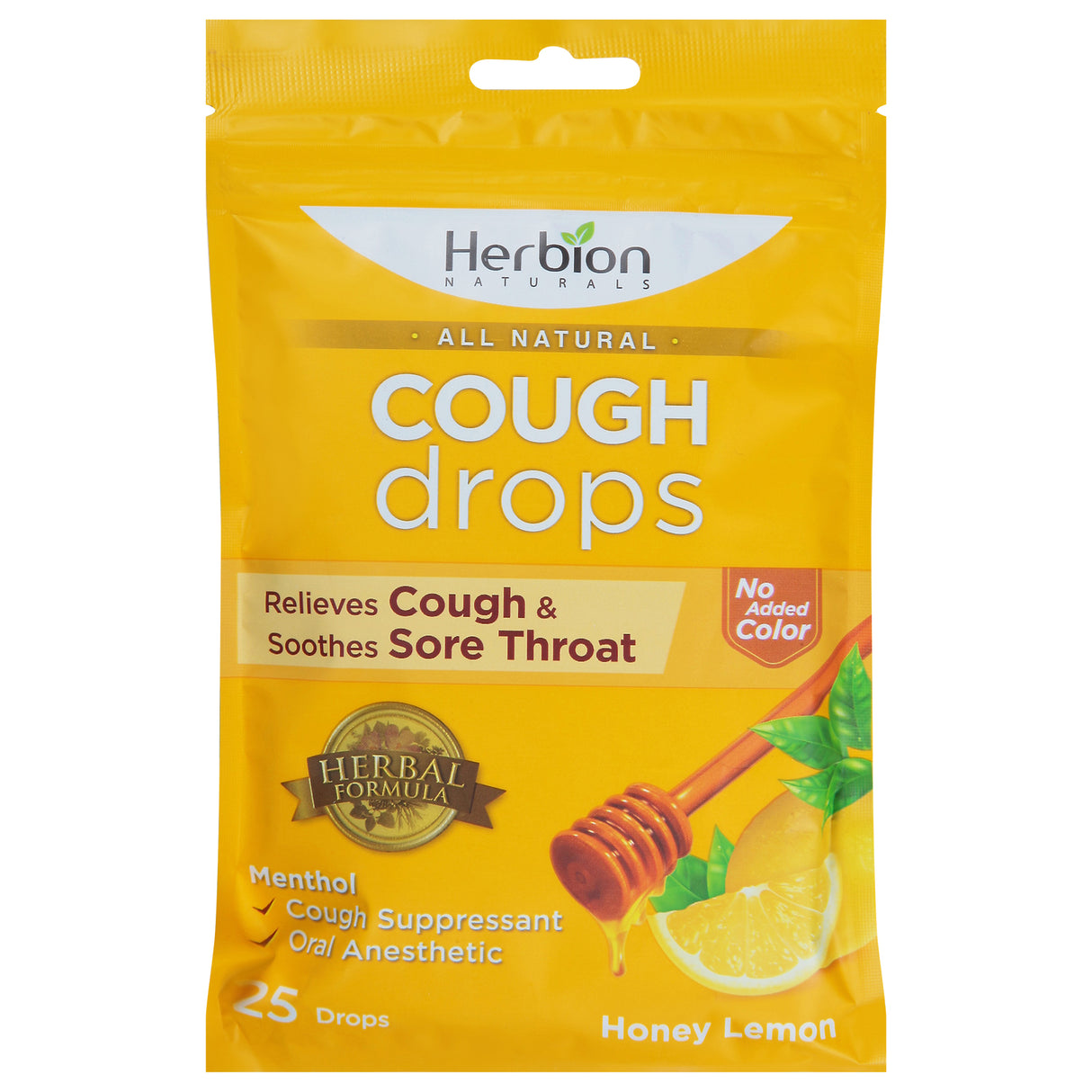 Herbion Naturals Honey Cough Drops - 25 Each - Cozy Farm