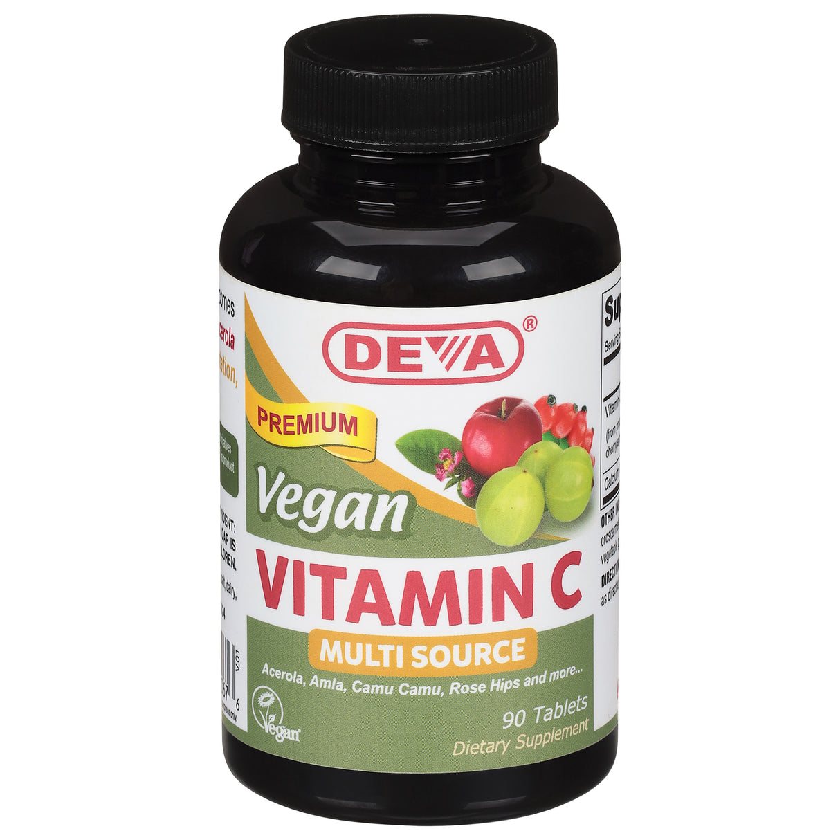 Deva Vegan Vitamins: Vitamin C Multi-Source - 90 Tablets - Cozy Farm