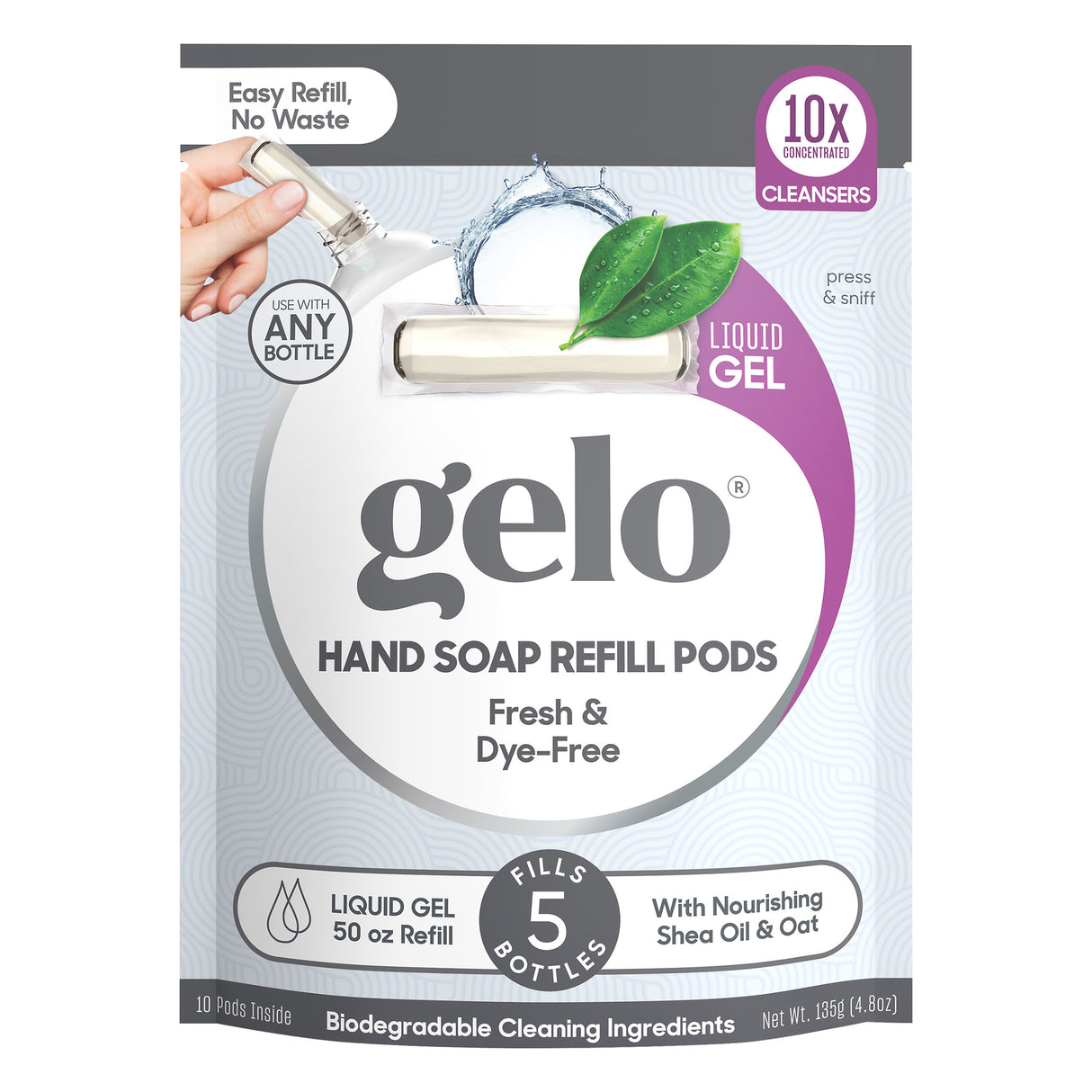 Gelo Gel Hand Soap Refill Fresh - 50 Oz - Cozy Farm