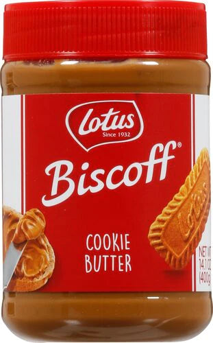 Lotus Biscoff Cookie Butter Spread: Peanut Butter Alternative (Pack of 8 x 13.4 Oz) - Cozy Farm