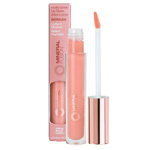 Mineral Fusion HydroShine Lip Gloss in Bermud - 0.15 Fl Oz - Cozy Farm