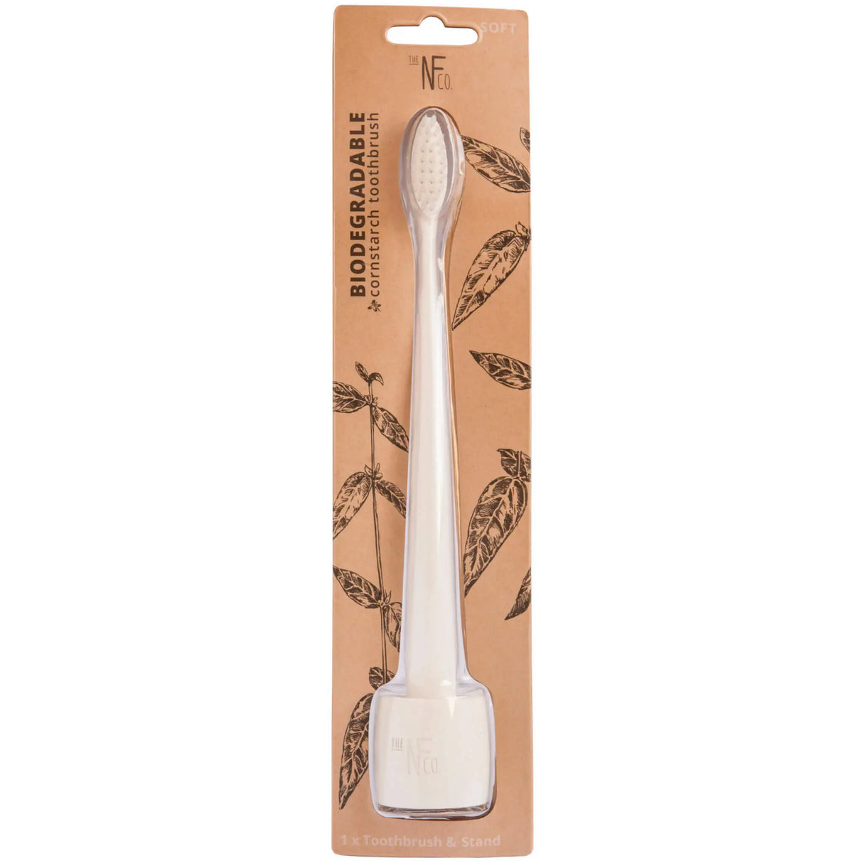 Nfco Toothbrush Stand Bio Ivory (Pack of 8, 1 ct) - Cozy Farm