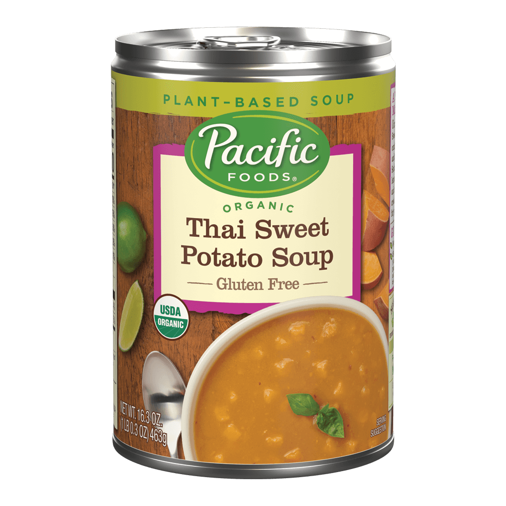 Pacific Foods Thai Sweet Potato Soup 16.3 Oz (Pack of 12) - Cozy Farm
