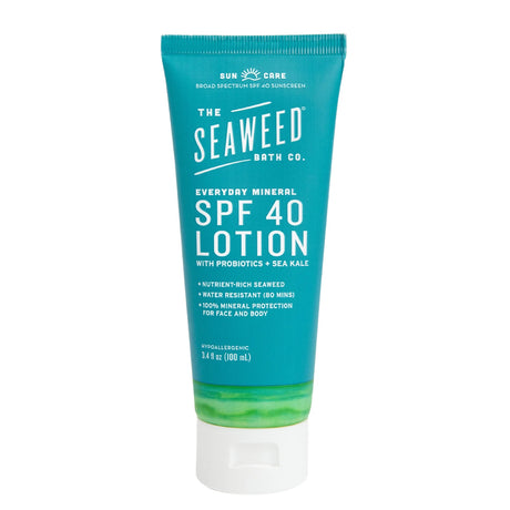 The Seaweed Bath Co. Everyday Mineral Sunscreen SPF 40 - 3.4 Fl Oz - Cozy Farm 