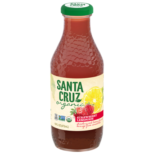 Santa Cruz Organic Strawberry Lemonade, 8-Pack of 16-oz. Bottles - Cozy Farm