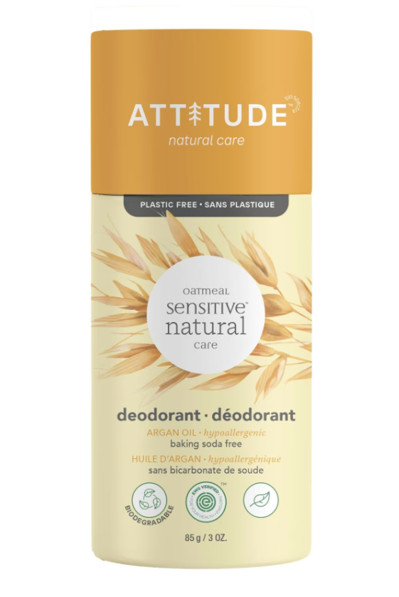 Attitude Natural Deodorant Sensitive Argan Oil - 3 Oz - Cozy Farm