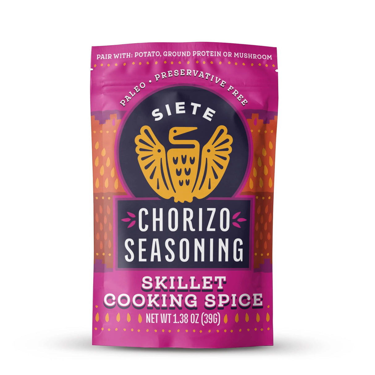 Siete Chorizo Seasoning (Pack of 12) 1.38 Oz - Cozy Farm