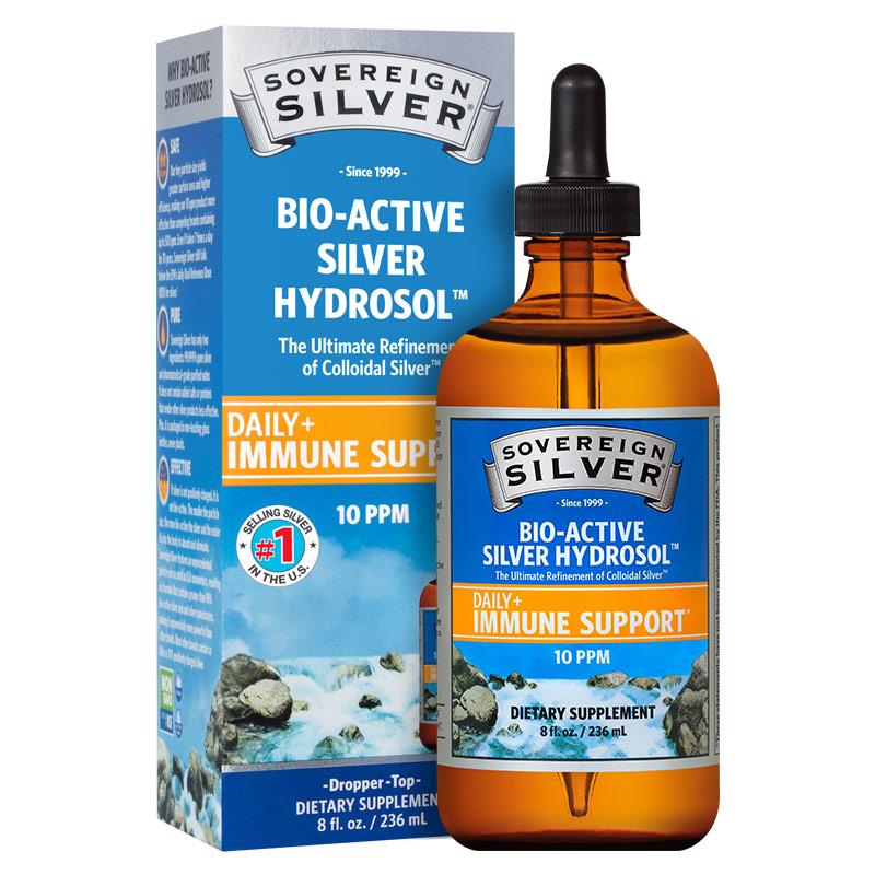 Sovereign Silver Bio-Active Immune Support Liquid (8 Fl Oz) - Cozy Farm