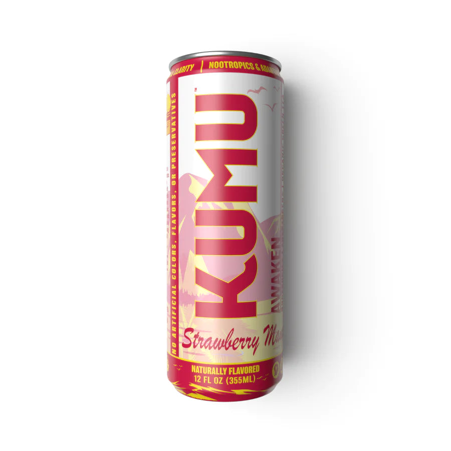 Kumu Awaken Sparkling Straw Mango, 12-Pack of 12 Fl Oz. Cans - Cozy Farm