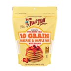 Bob's Red Mill 10 Grain Pancake & Waffle Mix, 24 Oz (Pack of 4), Whole Grain, Non-GMO - Cozy Farm