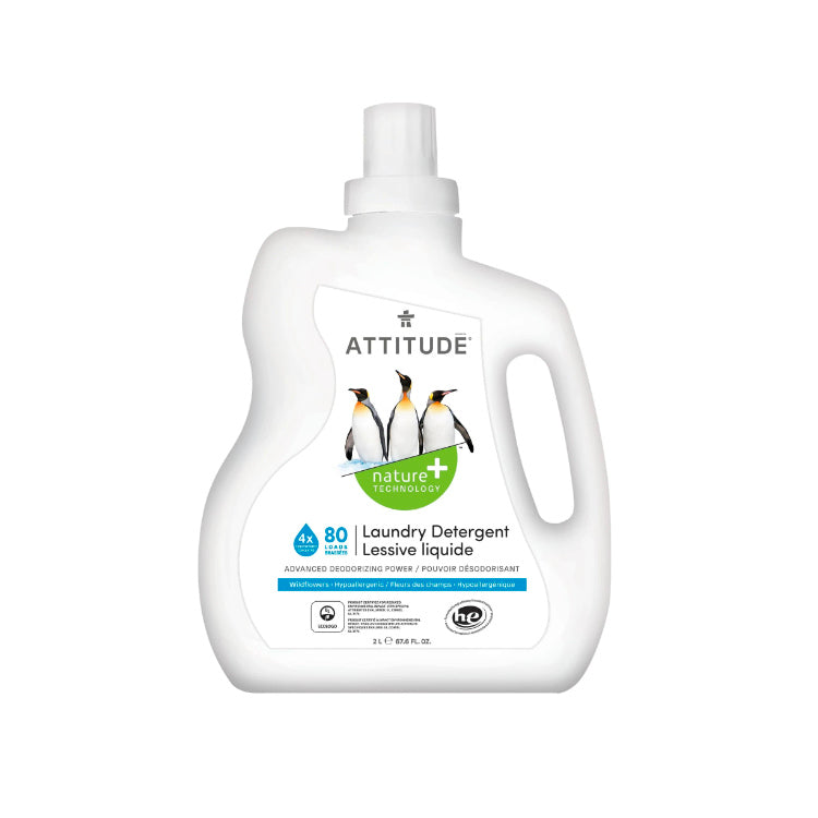 Attitude Wildflowers Laundry Detergent, 67.6 Oz - Cozy Farm