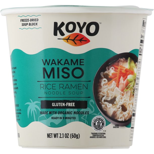 Koyo Wakame Miso Ramen (6 Pack, 2.1-Ounce Packs) - Cozy Farm