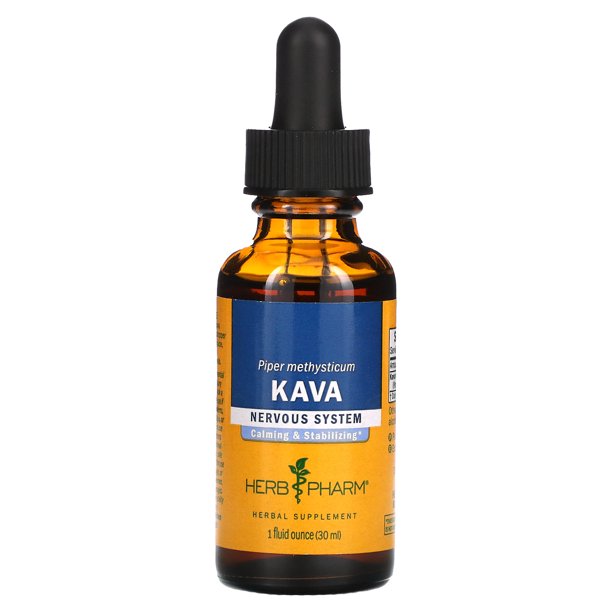 Herb Pharm Kava Root Tincture for Stress Relief and Relaxation: 1 Fl Oz - Cozy Farm