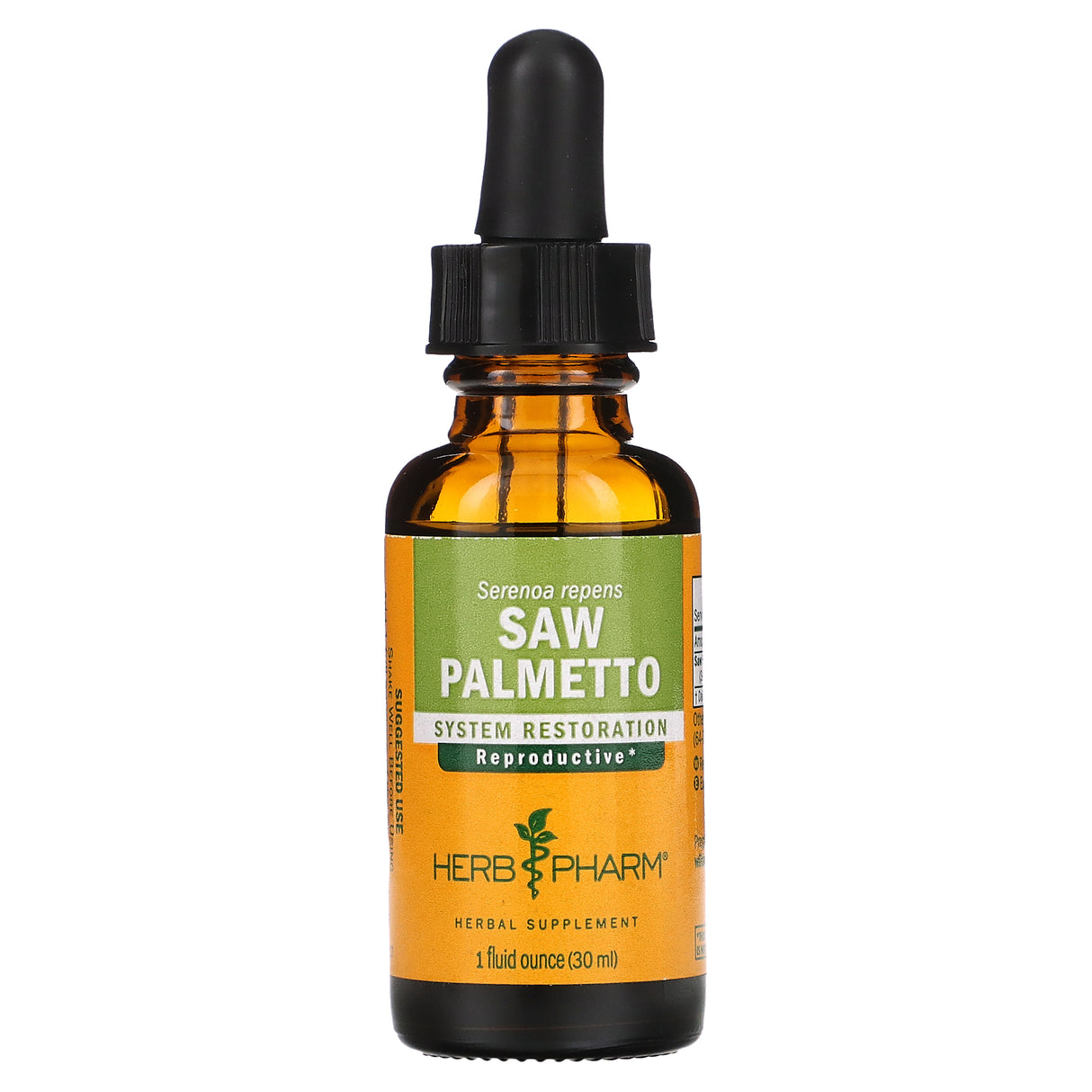 Herb Pharm Organic Saw Palmetto Berry Extract - 1 Fl Oz - Cozy Farm