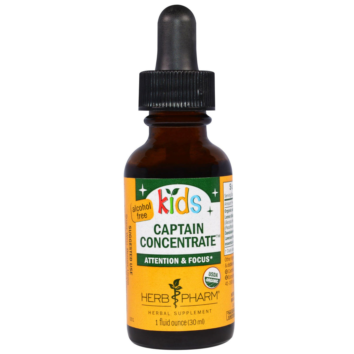 Herb Pharm Kids Captain Concentrate - 1 Fl Oz - Cozy Farm