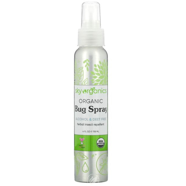 Sky Organics Bug Spray, DEET Free - 4 FL. OZ - Cozy Farm