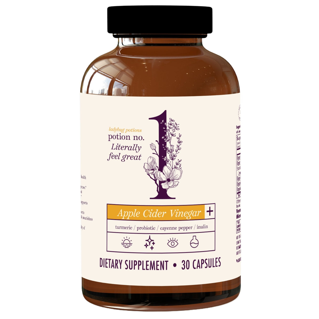 Ladybug Potions Supp Feel Gr8 ACV Plus 30 Pack - Cozy Farm