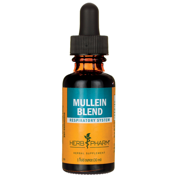 Herb Pharm Mullein Flower Extract - Respiratory Support - 1 Fl Oz - Cozy Farm