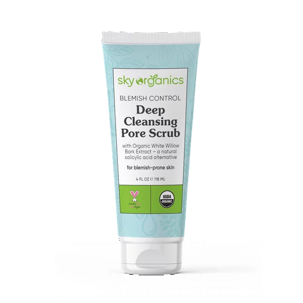 Sky Organics Blemish Control Pore Scrub - 4 Oz - Cozy Farm