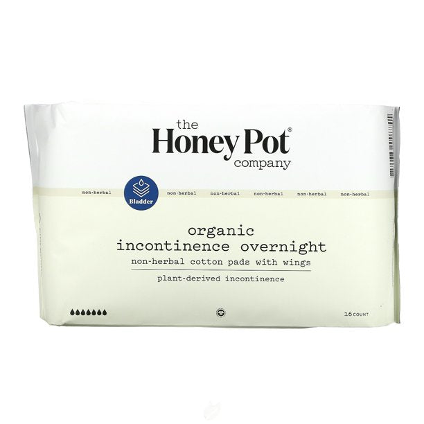 The Honey Pot Herbal Overnight Protection Pads (Pack of 16) - Cozy Farm