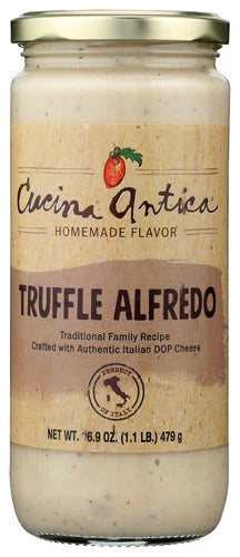 Cucina Antica Black Truffle Alfredo Sauce (6 - 8.5 oz.) Gluten-Free & Keto - Cozy Farm