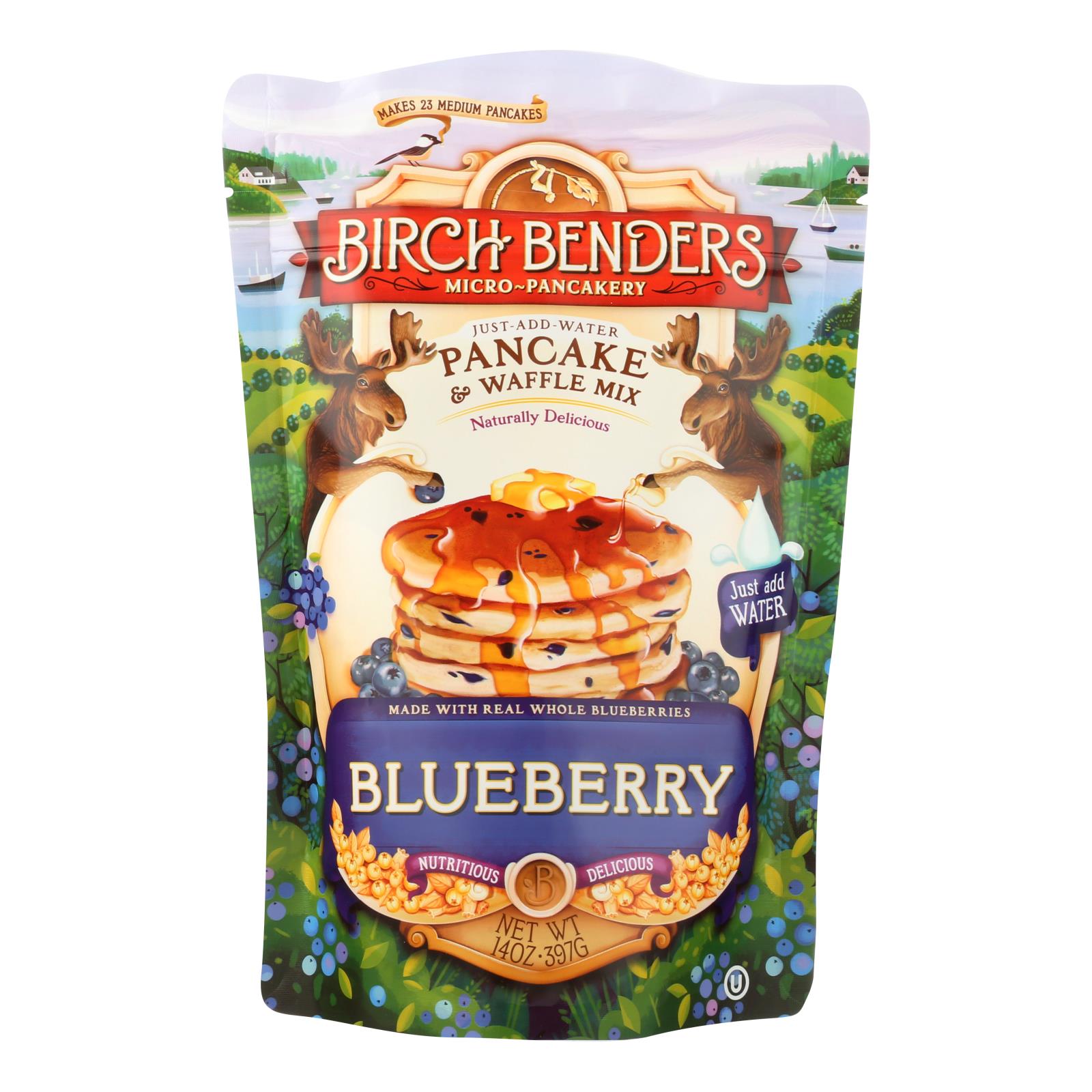 Birch Benders, just add water waffle and pancake mixes