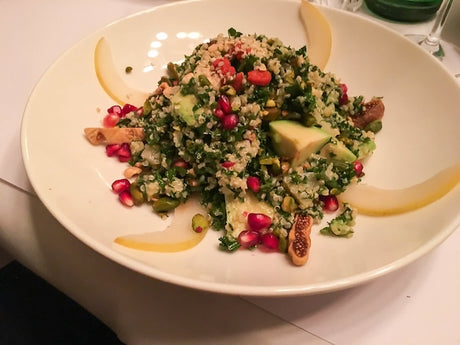 Superfood salad at Cozy Farm