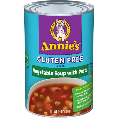 Annie's Homegrown Gluten-Free Vegetable Pasta Soup (Pack of 8-14 oz) - Cozy Farm 